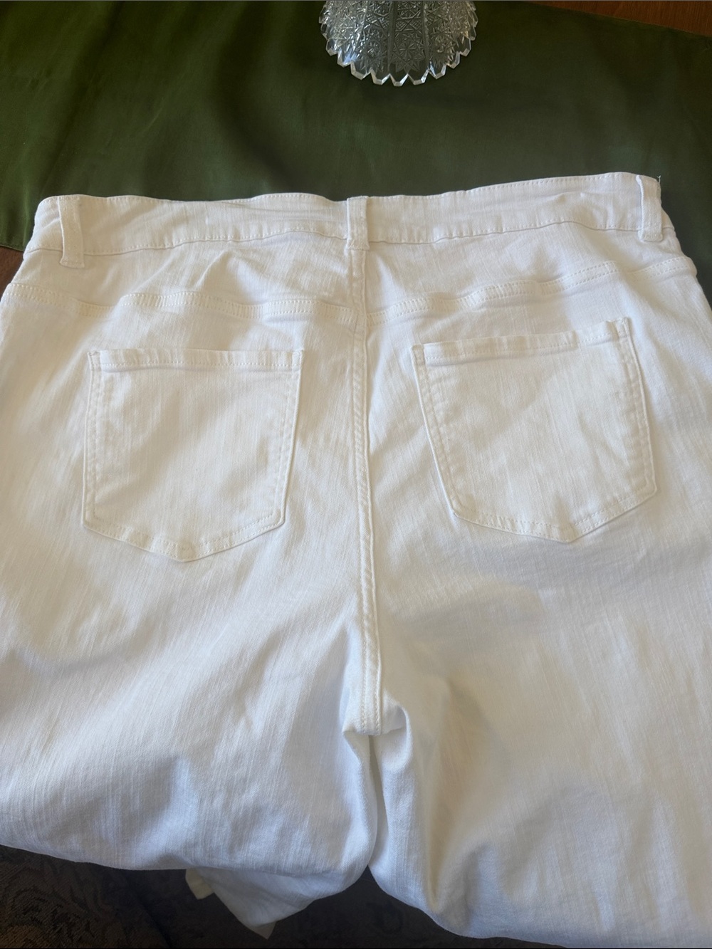Universal Standard x ERDEM White Denim Jeans - Picture 4 of 6
